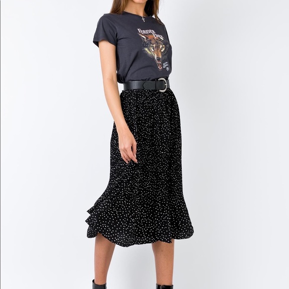 Princess Polly Dresses & Skirts - Princess Polly NEBULA Polka Dot Skirt